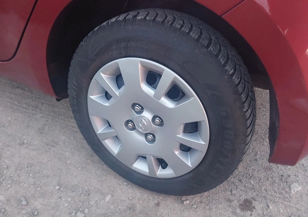 Hyundai i20 cena 20900 przebieg: 212650, rok produkcji 2012 z Dobrzyca małe 277